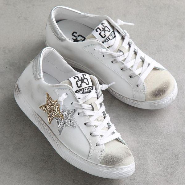2STAR ツースター スニーカー 2SD2817-009 レディース ローカット グリッター ラメ...