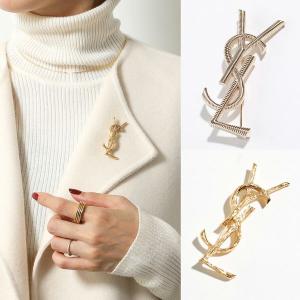 SAINT LAURENT サンローランパリ ブローチ カサンドラ YSL SAINT LAURENT サンローランパリ ブローチ カサンドラ YSL