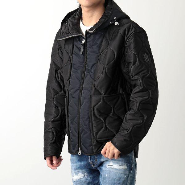 MACKAGE マッカージュ 中綿ジャケット GERRY メンズ キルティング フード付き ロゴパッ...
