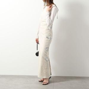 美品/ Mame Kurogouchi マメクロゴウチ MM19SS-DR019 シルク ラメ