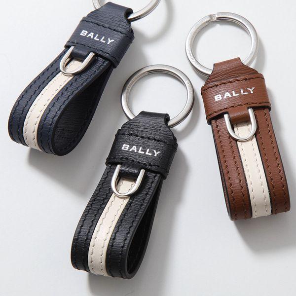 BALLY バリー キーリング RBN STR KEYFOB リボン MLK00R VT443 メン...