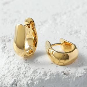 TOMWOOD トムウッド フープピアス Oyster Hoops Small Gold E39OYS01NAS925-9K レディース アクセサリー ゴールド｜s-musee