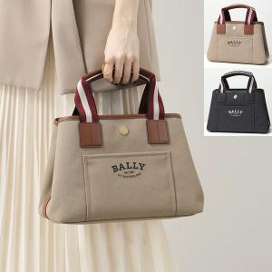 BALLY バリー トートバッグ DRYVALIA TOTE M ドライヴァリア レディース キャンバス ロゴ ハンドバッグ 鞄 カラー2色｜s-musee