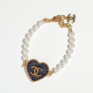 値下★シャネル CHANEL デニム＆メタル ＣＣマーク スリムバングル 値下☆シャネル CHANEL デニム＆メタル CCマーク スリム