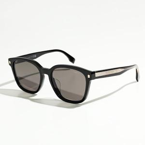 FENDI フェンディ サングラス FE40001U メンズ ウェリントン型 メガネ 眼鏡 FFロゴ アイウェア 01A｜s-musee