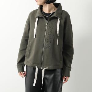 S MAX MARA エス マックスマーラ ブルゾン GUGLIA レディース コットンブレンド ジャージー スウェット ロゴ ハイネック セットアップ可能 003｜s-musee