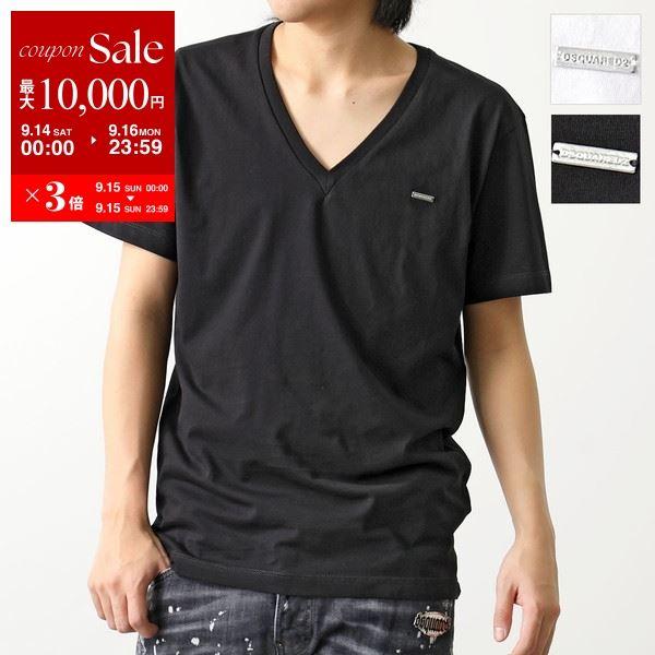 DSQUARED2 ディースクエアード Tシャツ S74GD1254 S24662 メンズ 半袖 カ...