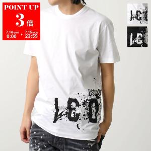 DSQUARED2 ディースクエアード Tシャツ ICON SPLASH COOL FIT T-SHIRT S79GC0086 S23009 メンズ 半袖 カットソー ロゴT カラー2色｜s-musee