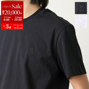 AMI Alexandre Mattiussi / Tシャツ/XXL/コットン/BLK/BFHJ108.723 AMIalexandremattiussi アミアレクサンドルマテュッシ BFHJ108.723 MEN