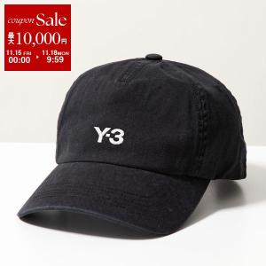 Y-3 ワイスリー ベースボールキャップ DAD CAP ダッド キャップ IN2391 メンズ ロゴ刺繍 コットン 帽子 BLACK｜インポートセレクト musee