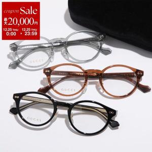 GUCCI（グッチ） メガネ GG0174O メンズ レディース スクエア型 黒縁