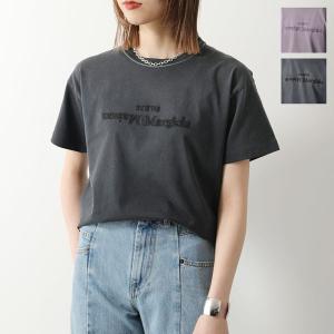 MAISON MARGIELA メゾンマルジェラ 1 10 Tシャツ S51GC0526 S20079 レディース 半袖 カットソー リバースロゴT 刺繍 クルーネック コットン カラー2色｜インポートセレクト musee