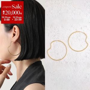 MARIA BLACK マリアブラック フープ ピアス Copenhagen 50 Hoop コペンハーゲン 101032YG 50 レディース 両耳販売 アクセサリー Gold-HP｜s-musee