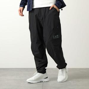 EA7 EMPORIO ARMANI エアセッテ エンポリオアルマーニ トラックパンツ 3DPP10 PNFWZ メンズ ロゴ イージーパンツ ストレッチ 1200/BLACK｜インポートセレクト musee