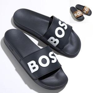 HUGO BOSS ヒューゴボス サンダル 50498241 メンズ スライドサンダル シャワーサンダル 3Dロゴ 靴 カラー2色｜インポートセレクト musee