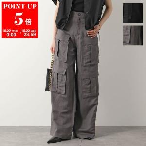 GANNI ガニー カーブパンツ Cotton Crepe Elasticated Curve