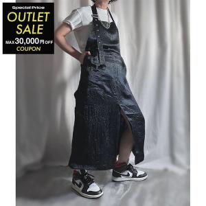 PROVOKE プロヴォーク ワンピース pinstripe apron dress PV