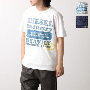 DIESEL ディーゼル Tシャツ T Just N9 A12355 0KKAK メンズ トップス ロゴ クルーネック レギュラーフィット カラー2色｜s-musee