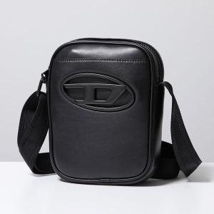 DIESEL ディーゼル ショルダーバッグ Holi D Crossbody X09881 P5925 メンズオーバルD フェイクレザー 鞄 T8013 BLACK｜s-musee