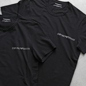 EMPORIO ARMANI エンポリオアルマーニ Tシャツ 111267 4R717 メンズ 【2枚組】 半袖 クルーネック カットソー イーグルロゴ 07320｜インポートセレクト musee