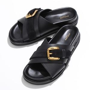 【大きいサイズ限定特価-40のみ】J&M DAVIDSON サンダル CROSSOVER SANDAL クロスオーバー FHCS 0XX SCSD レザー クロスベルト チャンキー 靴 999G/BLACK｜s-musee