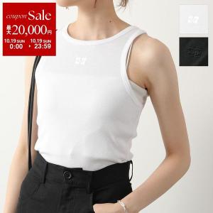 GANNI ガニー タンクトップ Light Viscose Rib Tank Top K2353