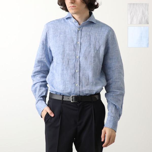 GUY ROVER ギローバー リネン シャツ 3650V1110L 541300 メンズ 長袖 レ...