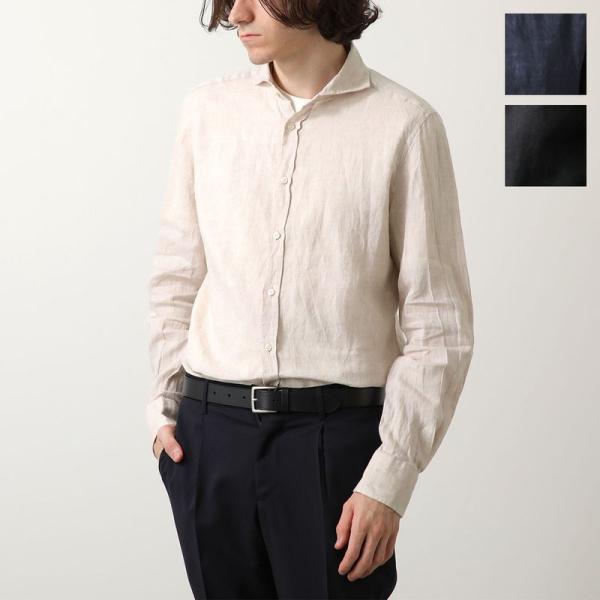 GUY ROVER ギローバー リネン シャツ 3650V1110L 541300 メンズ 長袖 レ...