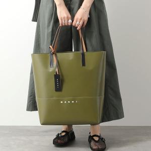 MARNI マルニ トートバッグ SHMQ0037A1 P5769 レディース オープンショッパー ロゴプリント ロゴレザータグ 鞄 00V67｜s-musee