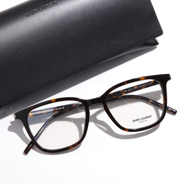 SAINT LAURENT サンローラン メガネ SL 479 メンズ ウェリントン型 めがね 眼鏡...