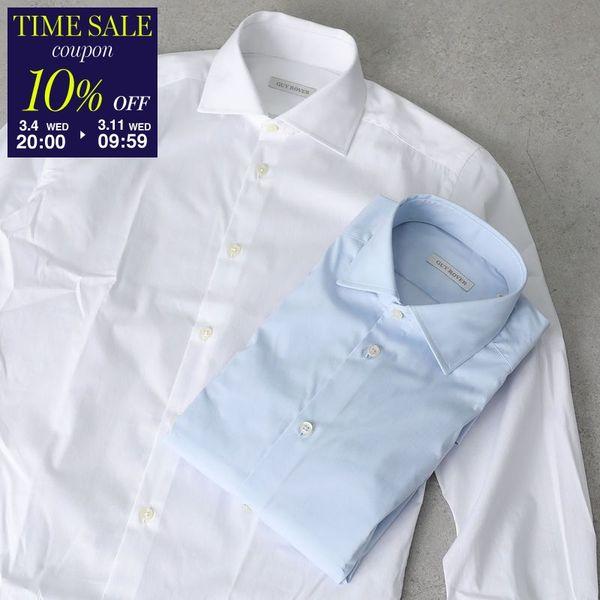 GUY ROVER ギローバー シャツ 3750V2530 542251 メンズ セミワイドカラー ...