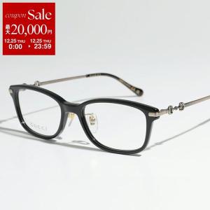 GUCCI（グッチ） メガネ GG0174O メンズ レディース スクエア型 黒縁