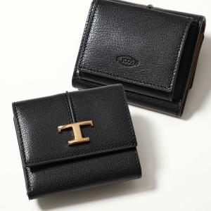 ⭐️未使用級⭐️　TOD's　トッズ　パイソン　長財布　二つ折り財布　Tロゴ TOD'S（トッズ） TOD'S 2つ折り長財布(小銭入れ付き) XAWDBMB0400UPP