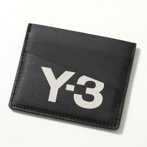 Y-3 ケース JD2895 レザー ロゴ ミニ財布 Y-3 ワイスリー コインケース JD2895 メンズ レザー ロゴ ミニ