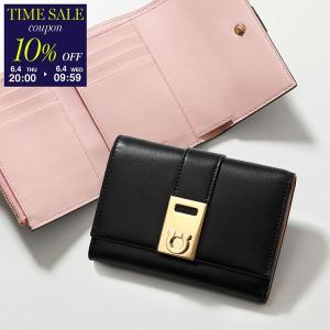 FERRAGAMO（フェラガモ） ガンチーニ 二つ折り財布 220627 770769