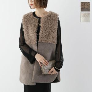 MONiLE モニーレ ファー ベスト 040205 040238 レディース バルーン