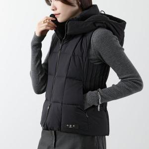 TATRAS ファー付きダウンベスト LUSERA 02 ブラック 定価11万 TATRAS タトラス ダウンベスト ORSIERA オルジェラ