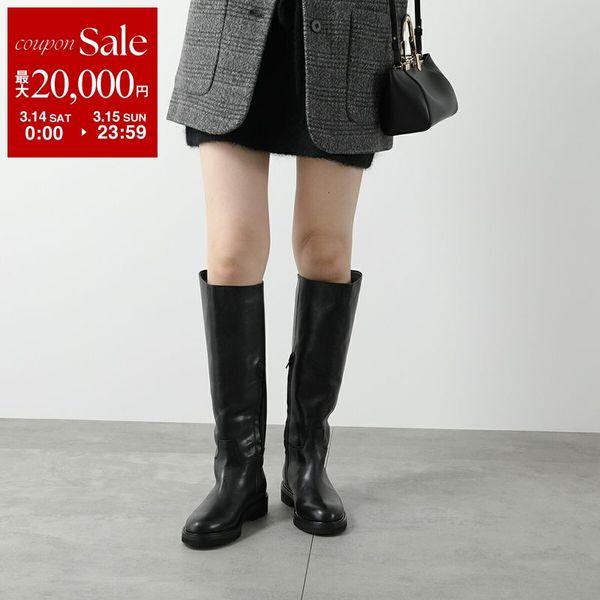 LUCA GROSSI ルカグロッシ ロングブーツ K621T レディース  ローヒール アーモンド...