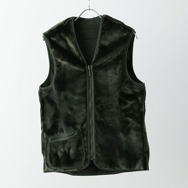 Barbour バブアー ファーライナー MLI0004 メンズ ファーベスト ジレ フェイクファー...