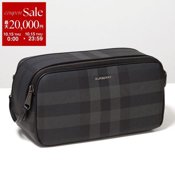Burberry Burberry DOUBLE ZIP WASHBAG ポーチ A1208
