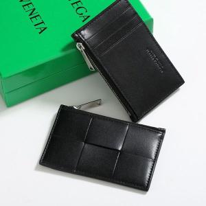 BOTTEGA VENETA パース 美品]ボッテガヴェネタイントレチャート ファスナー付きパース BOTTEGA