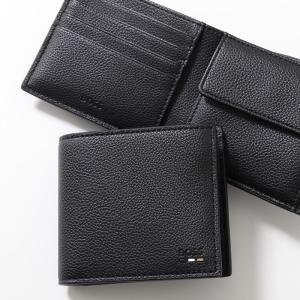 BOSS（HUGO BOSS） 二つ折り 二つ折り財布 財布 モノグラム ウォレット