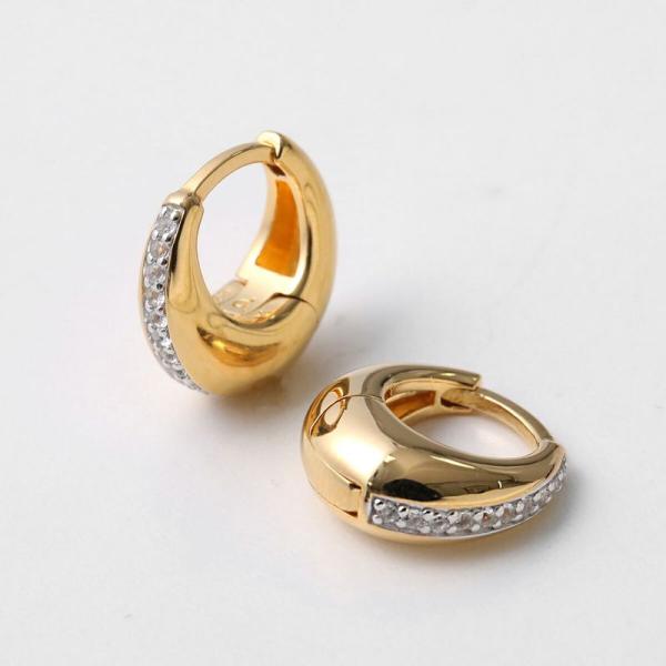 Otiumberg オティウムバーグ フープピアス Mini Graduated Hoops Wit...