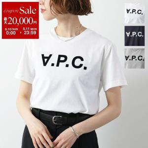 APC A.P.C. アーペーセー Tシャツ Standard Grand VPC COHBM M26384 レディース 半袖 カットソー コットン クルーネック ロゴT
