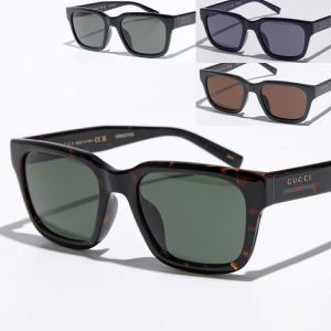 GUCCI グッチ サングラス GG1857SK レディース スクエア型 セルフレーム フルリム ロゴ アジアンフィット アイウェア カラー4色