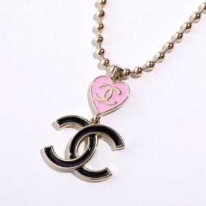 CHANEL シャネル ネックレス ABE012 B17342 レディース ココマーク CCマーク ハート ボールチェーン メタル ペンダント NZC37