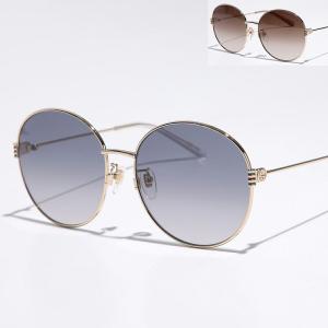 GUCCI グッチ サングラス GG1281SK レディース ボストン型 ラウンド型 メタルフレーム フルリム メタルロゴ グラデーションレンズ アイウェア カラー2色