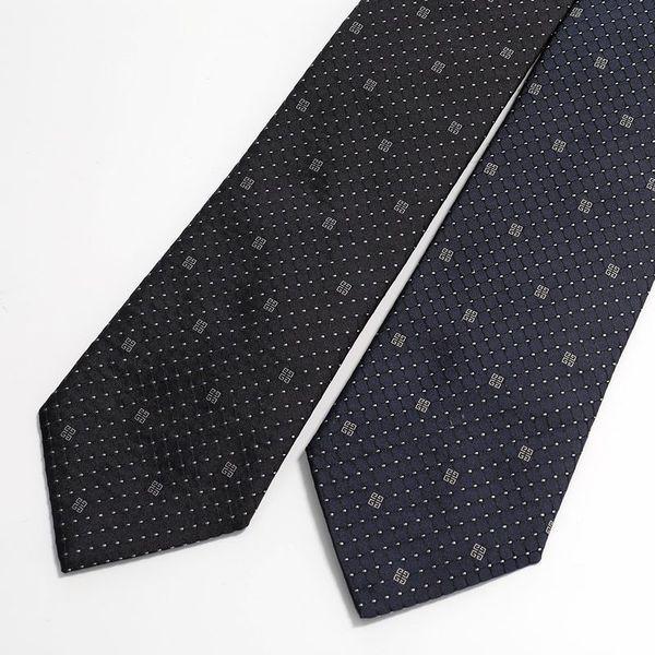 GIVENCHY ジバンシィ ネクタイ J5899 メンズ レギュラータイ シルクタイ 4Gエンブレ...