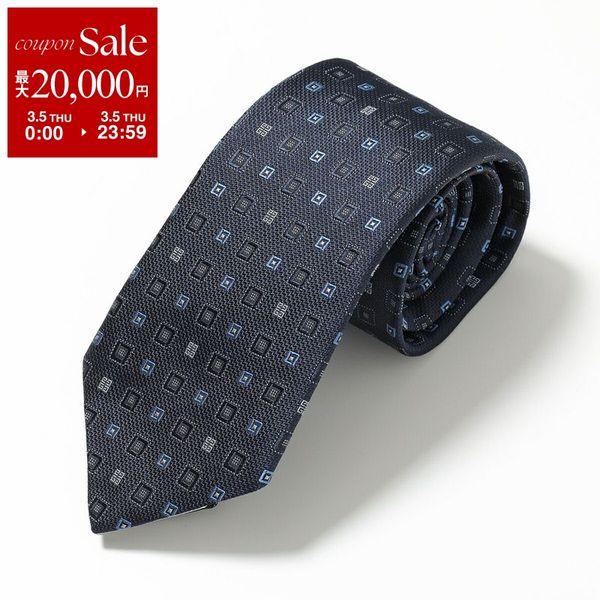 GIVENCHY ジバンシィ ネクタイ J5901 メンズ 4Gエンブレム ジャガード 刺繍ロゴ レ...