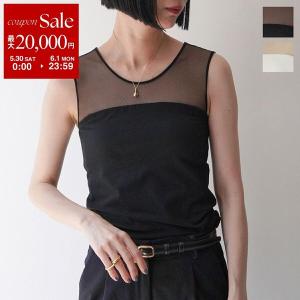 クレージュタンクトップ courreges（クレージュ） タンクトップ FITTED TANK TOP